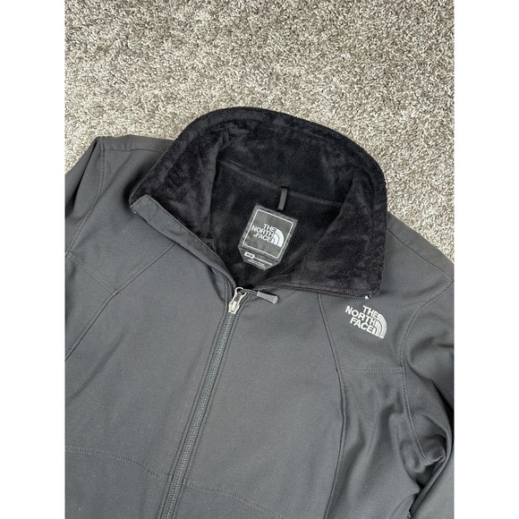 North Face Jacket Womens Medium‎ Black Apex Bionic Soft Shell Fleece Lined - Picture 1 of 16